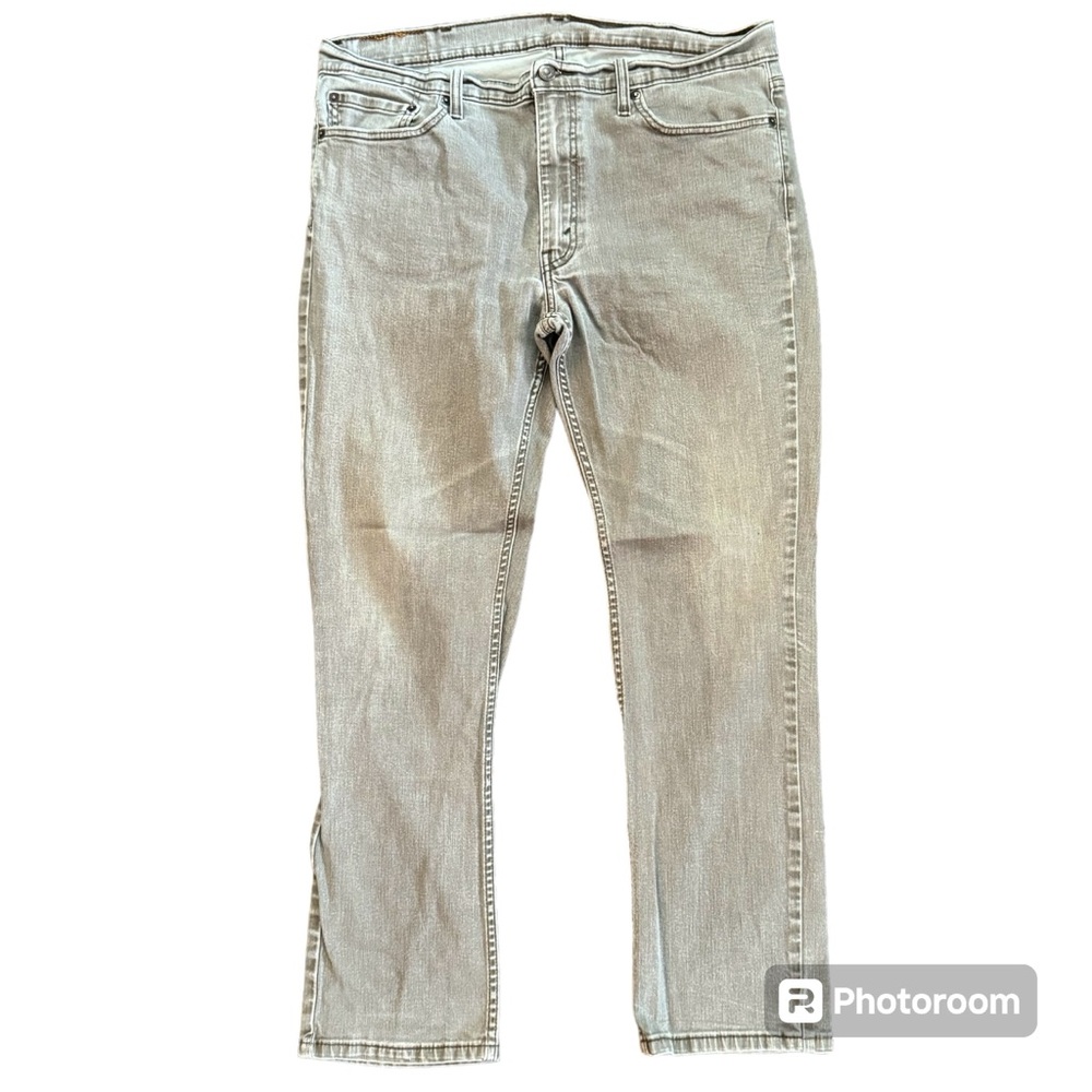 Levi’s 511 Slim Fit Straight Leg Gray Stretch Jeans 38x32